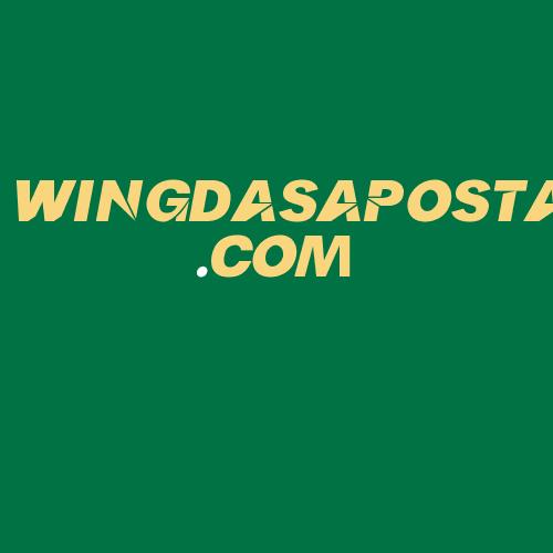 Logo da WINGDASAPOSTA